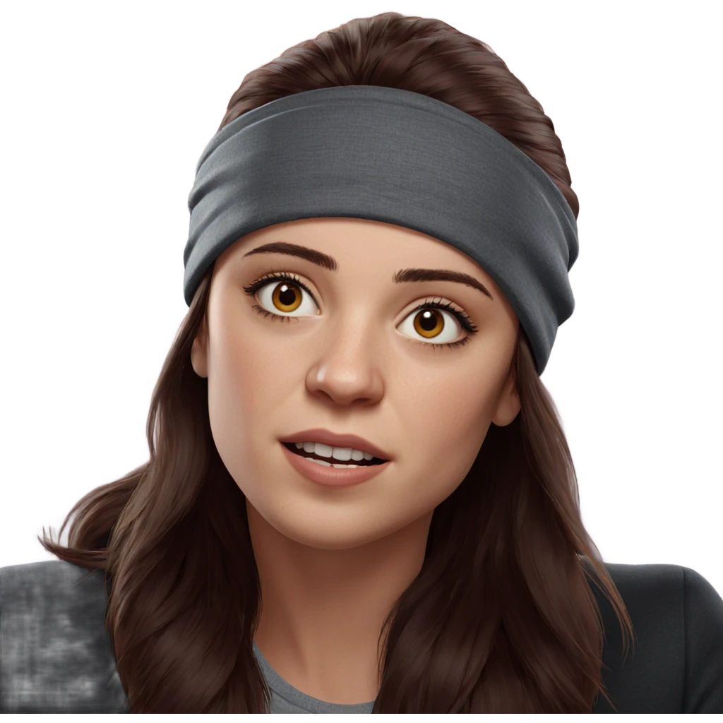 realistic portrait of a girl emoji