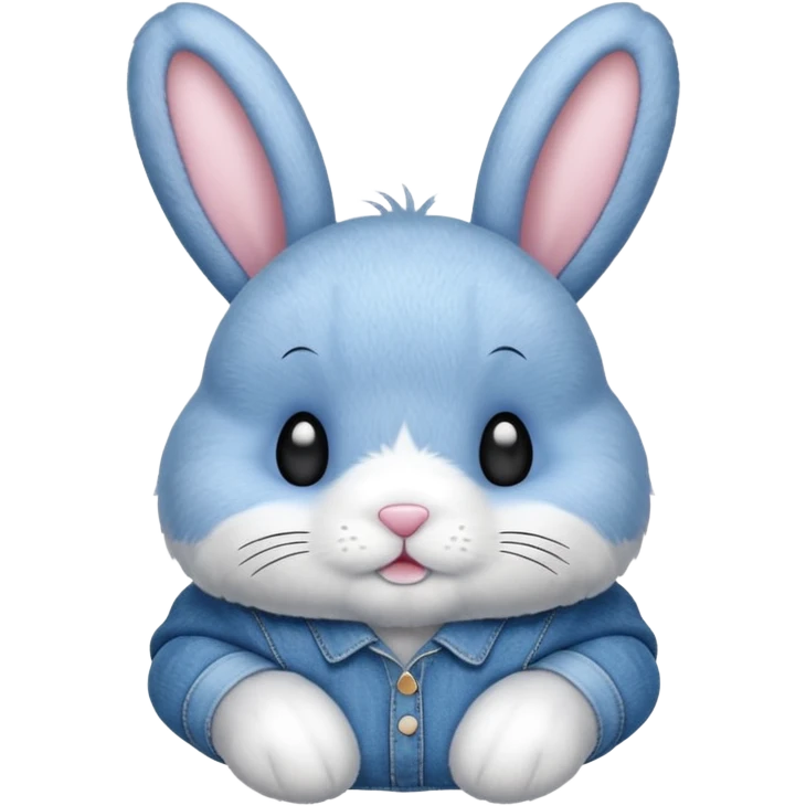 Denim bunny emoji