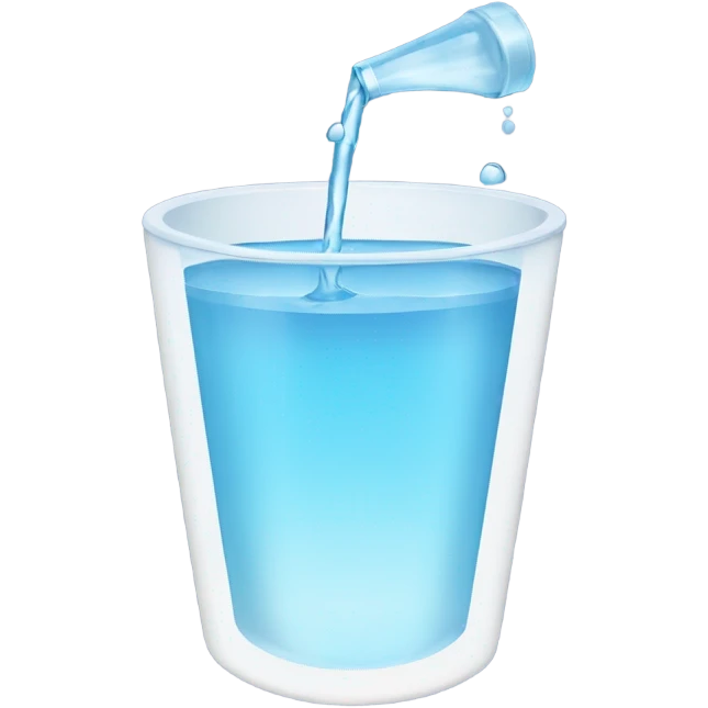 Cup of water emoji