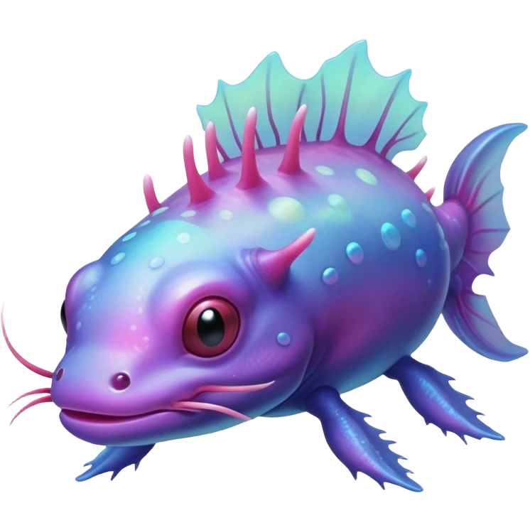 Axolotl alien emoji