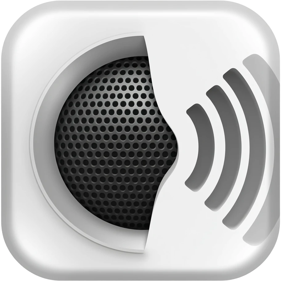 iphone with sound waves emoji