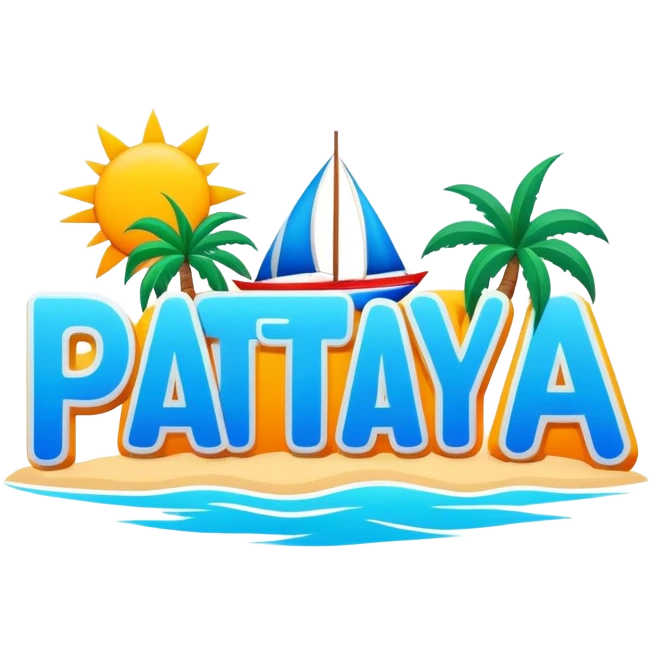 Create an emoji of the Pattaya Thailand sign emoji