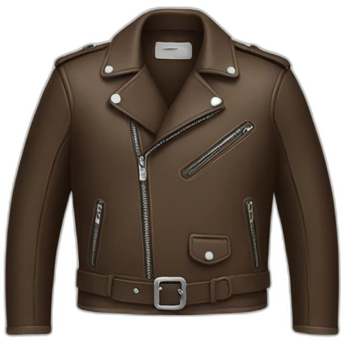 Leather jacket emoji