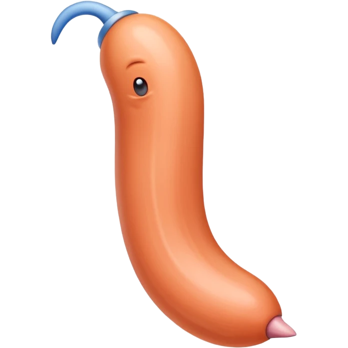 Cartoon erect Penis emoji