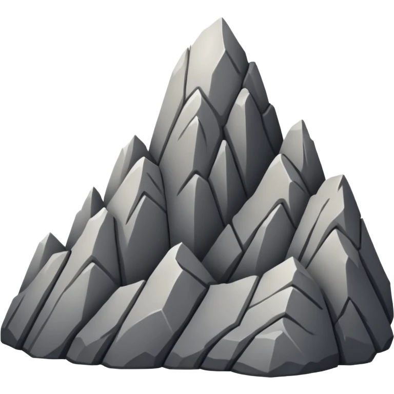 Rocky Mountain, only rock emoji