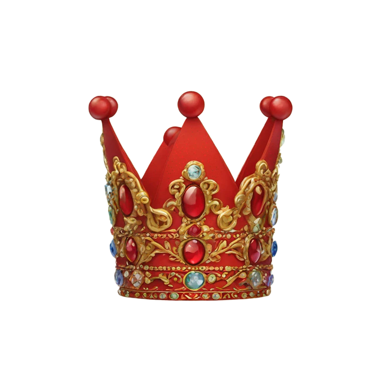 Red crown emoji