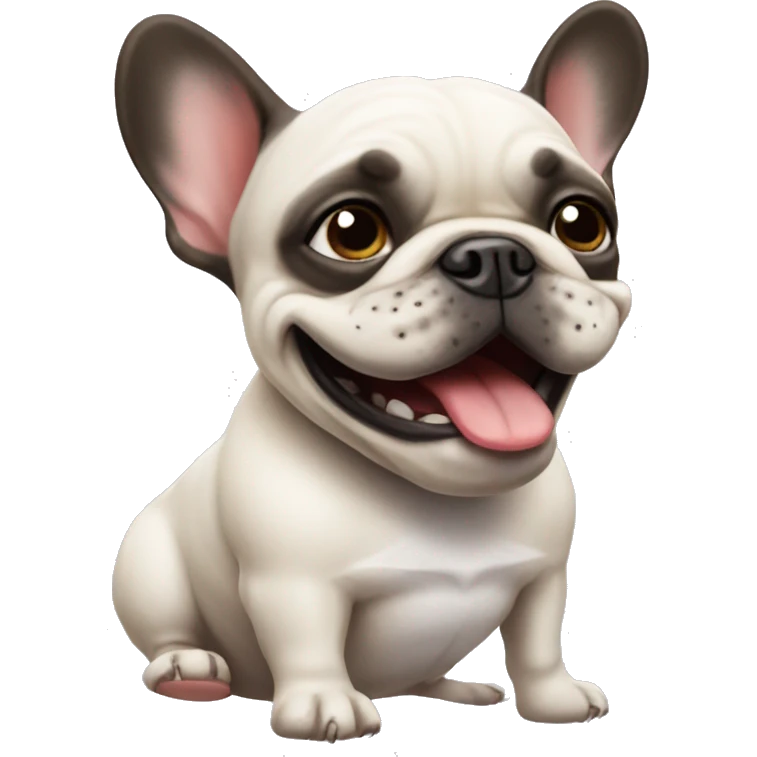 The funniest French bulldog emoji