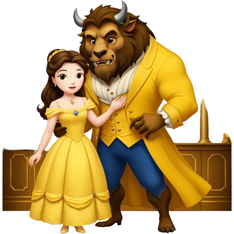 Beauty and the beast  emoji