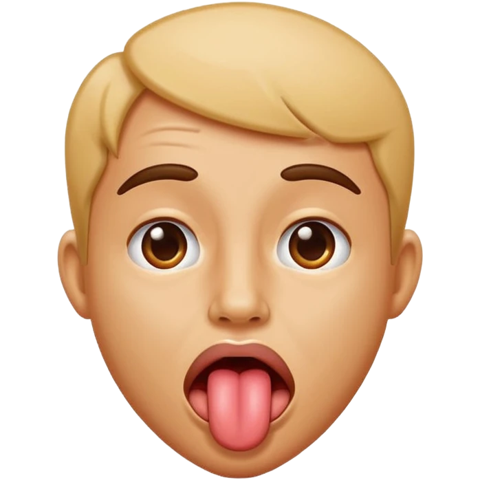 Tongue wiggling back and forth  emoji