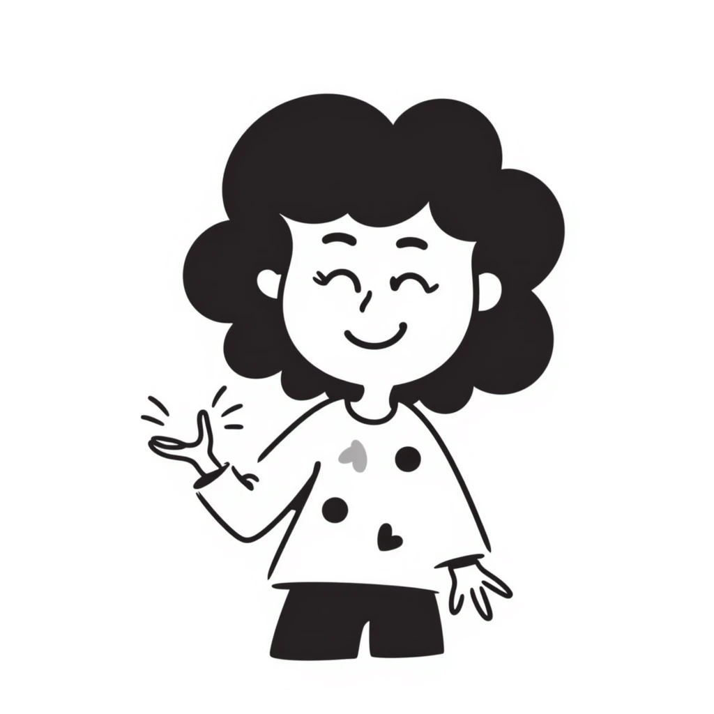smiling girl emoji