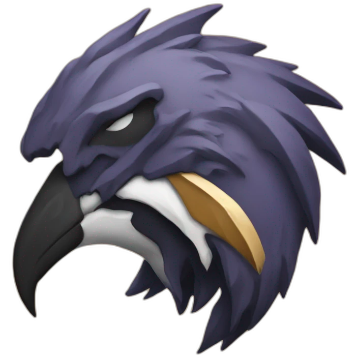 dark raptors logo emoji