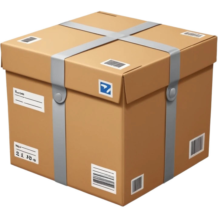 parcel box in postal service  emoji