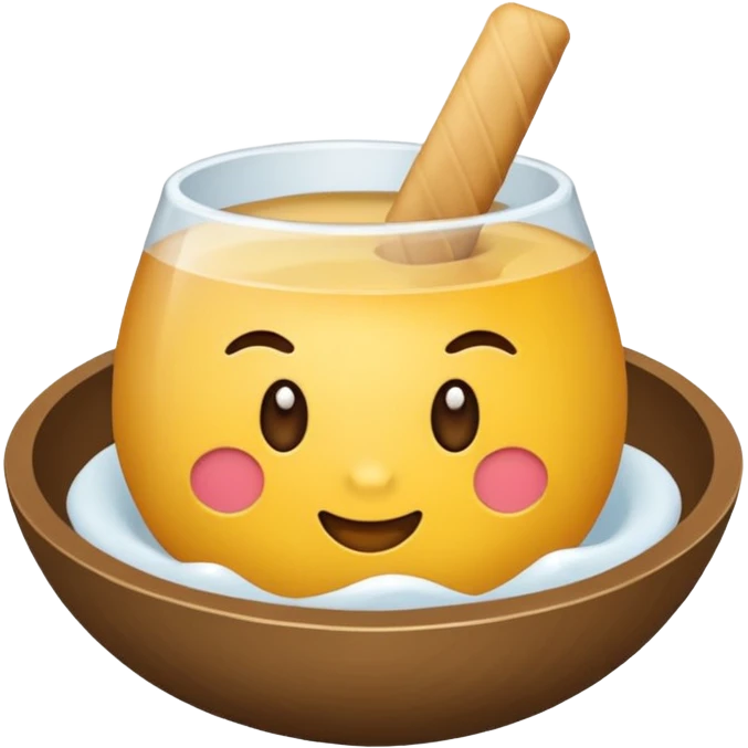 Банка крема для лица  emoji
