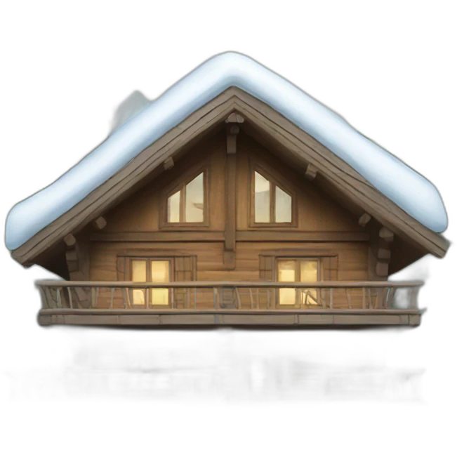 chalet emoji