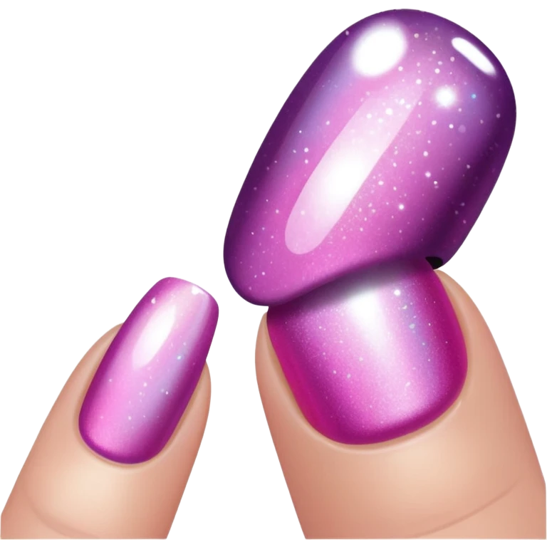  glitter nail polish emoji