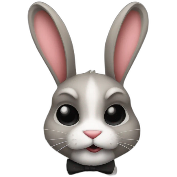 Bunny-gangster emoji
