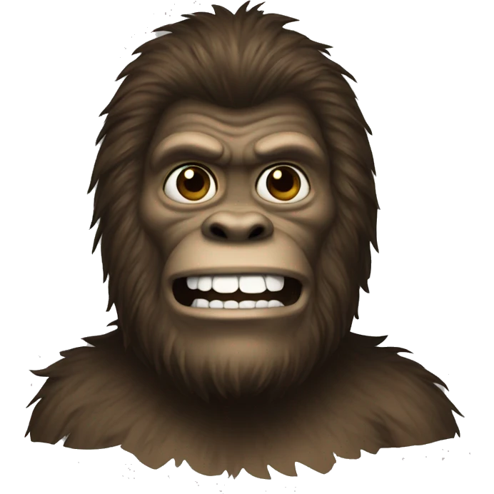 Bigfoot emoji