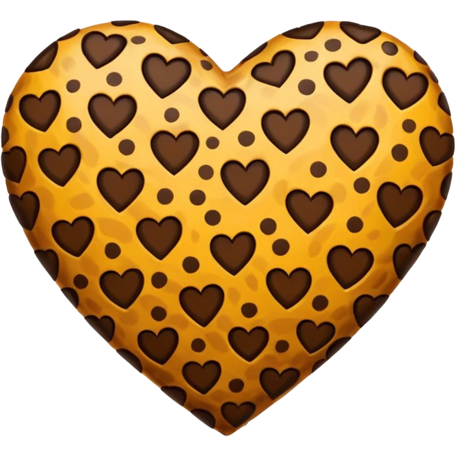 Cuore leopardato  emoji