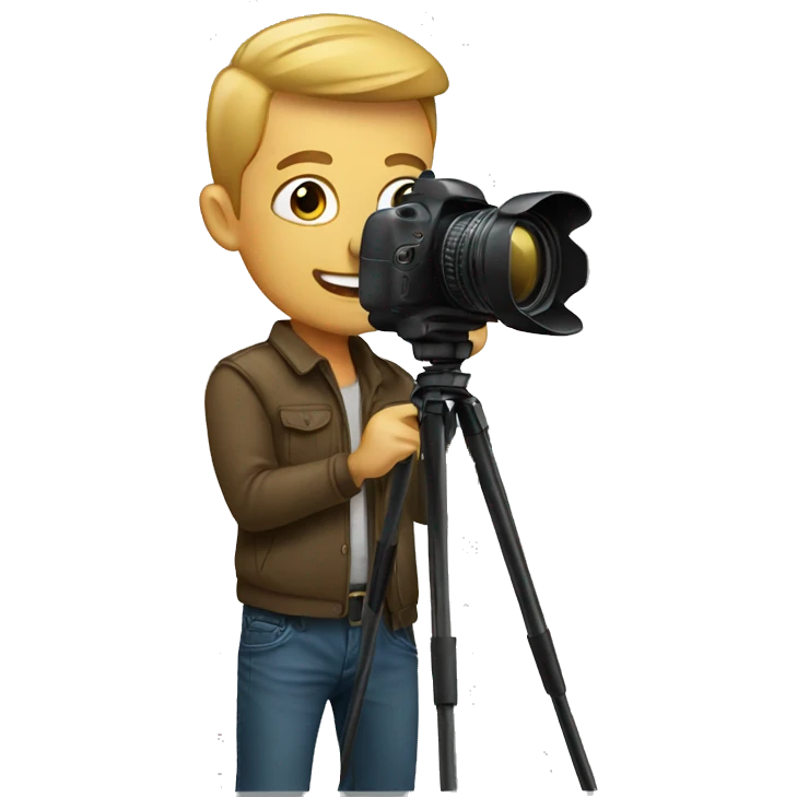Photographer in studio emoji