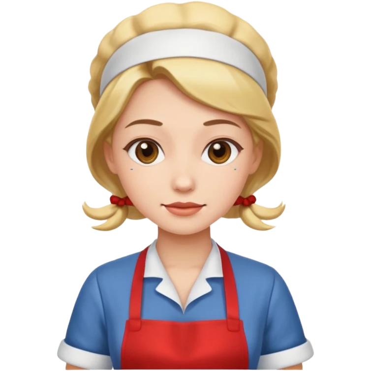 woman with apron emoji