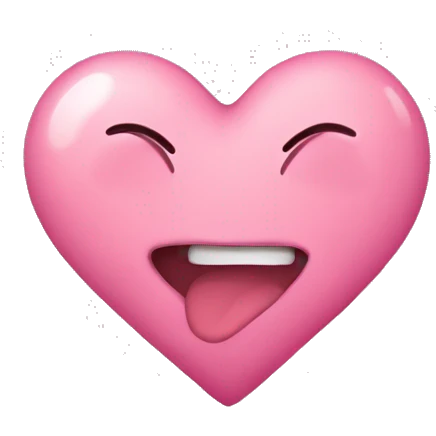 Heart with text I love you emoji