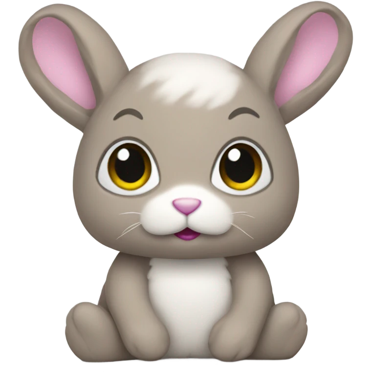 Plush bunny doll emoji