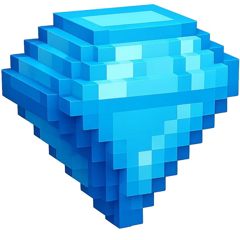 blue diamond emoji