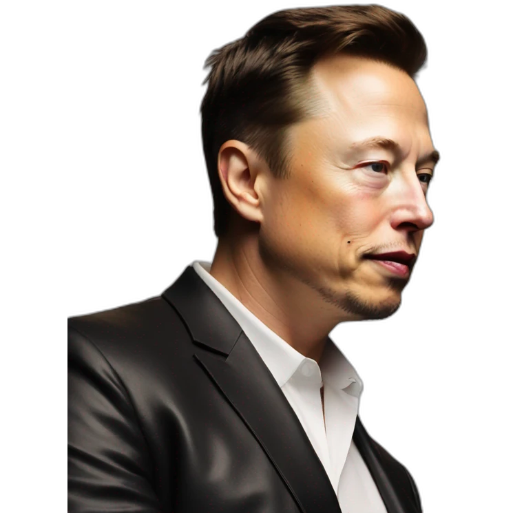 elon musk leyendo emoji