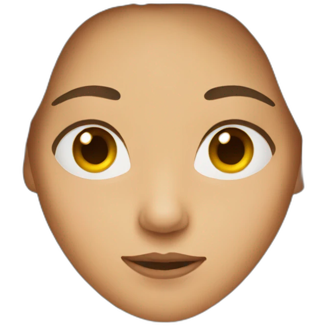 Female with long brown hair  emoji
