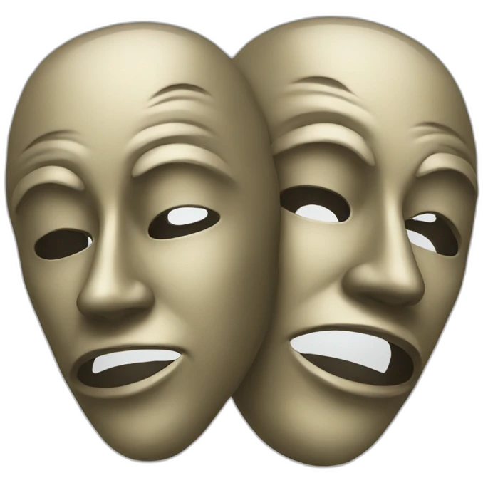 two mask emoji