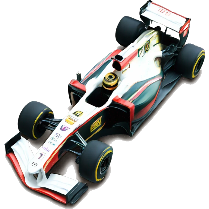 2012 formula 1 car with Lotus  emoji