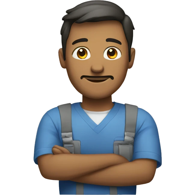 Un homme très motivé pour le travail  emoji