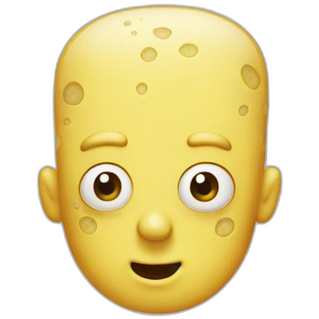 Spongebob without hair emoji
