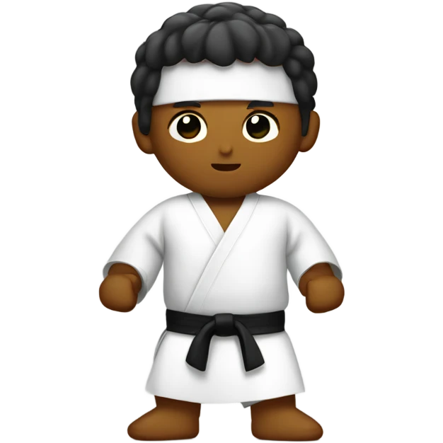 Karate man  bow emoji