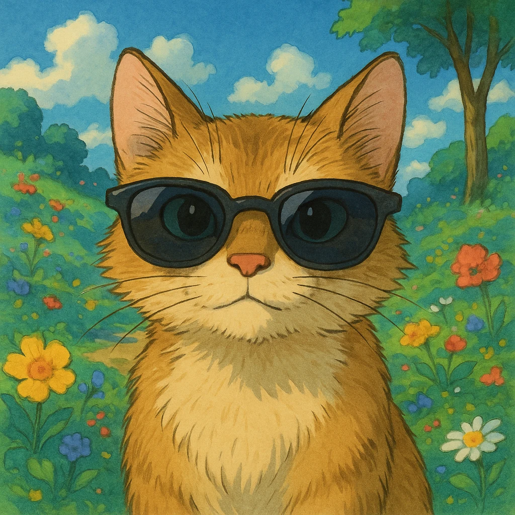 cat wearing sunglasses emoji