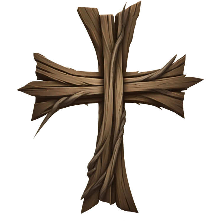 A cross in thorns emoji