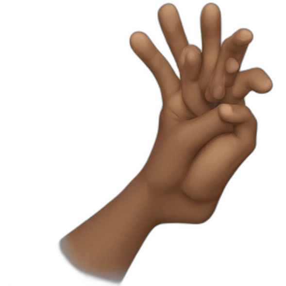 brotherly dap up, no characters, just hands emoji
