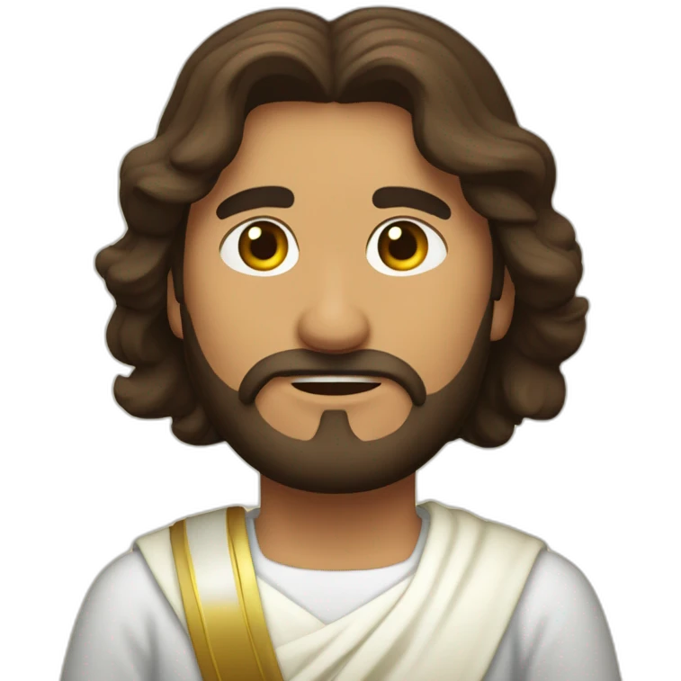 Jesús mirandote emoji