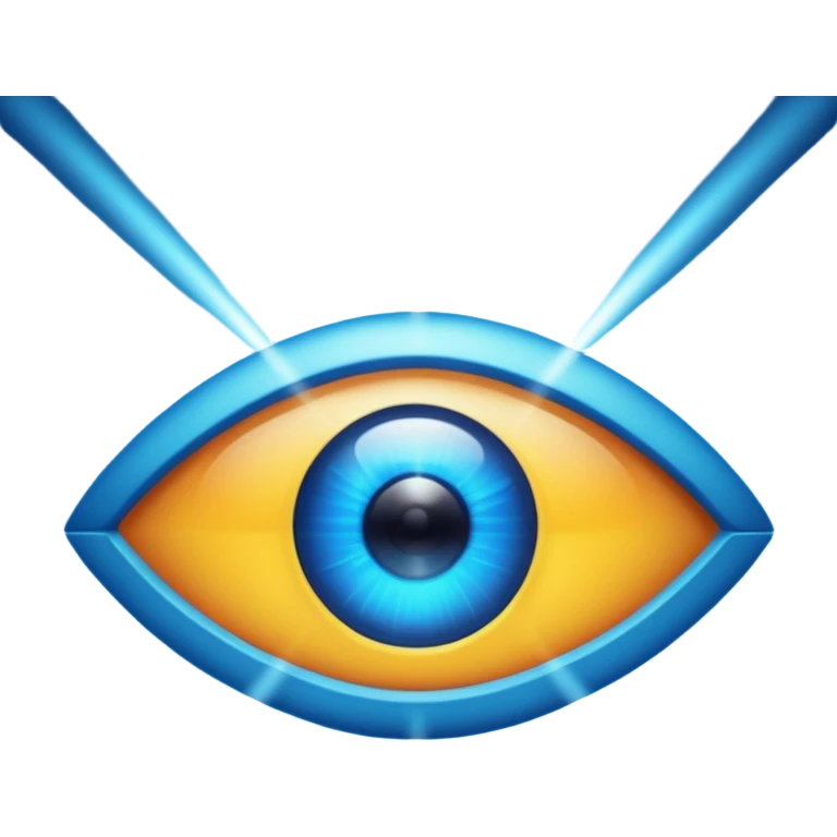 laser eye emoji