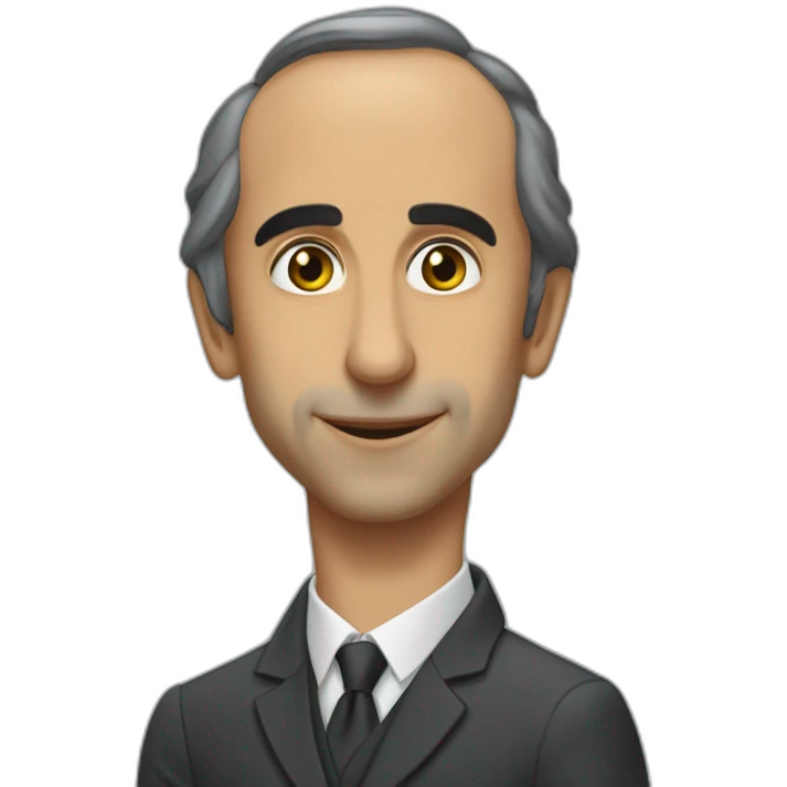 Zemmour qui fait un doigt d’honneur emoji