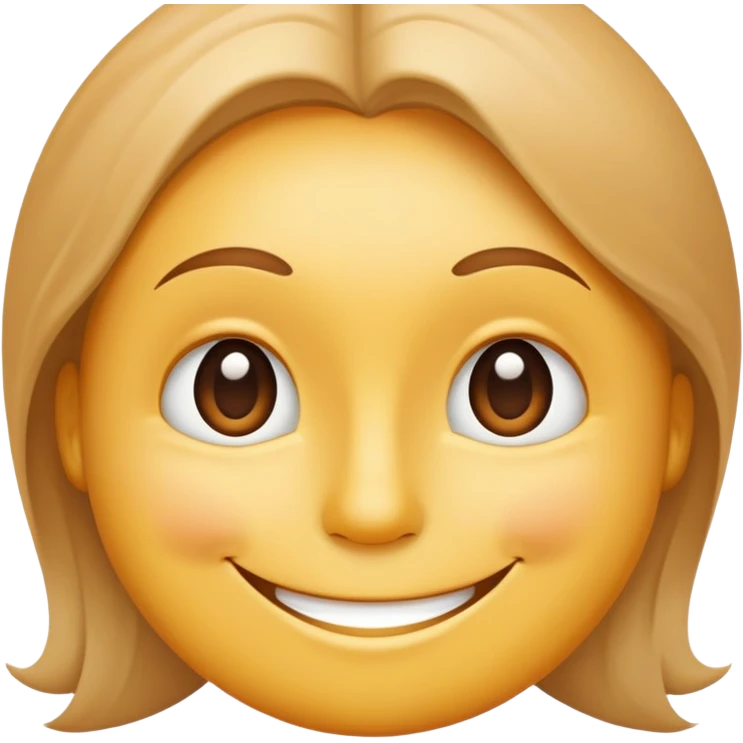 smiley face, confident and calm, kind expression, pronounced cheekbones emoji