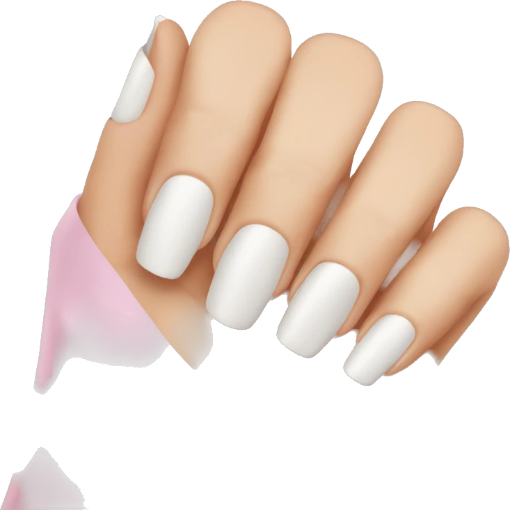 French tip nail emoji