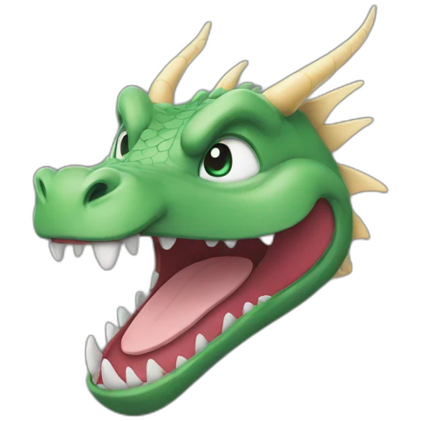 dragon smile face emoji