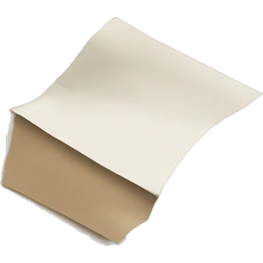 Paper sticking out it’s younger emoji