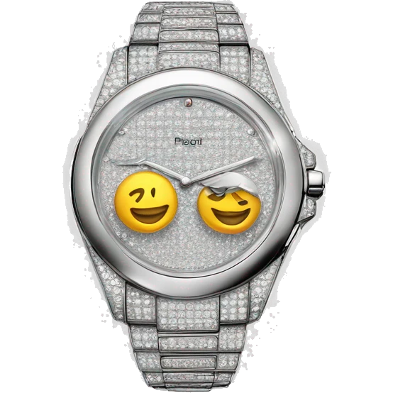 Piguet Royal  daimond watch back side emoji
