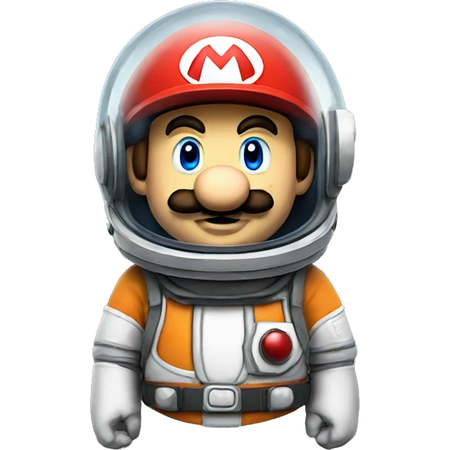 Mario in space emoji