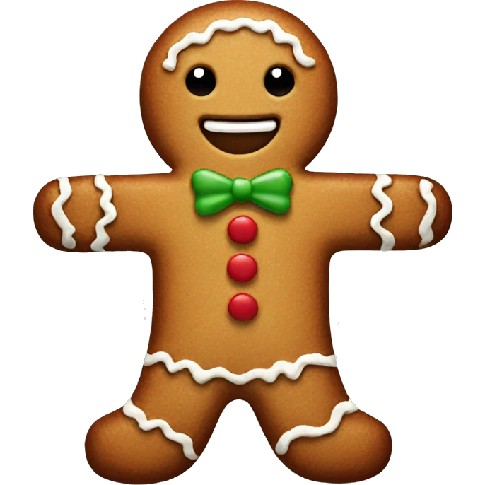 Gingerbread man  emoji