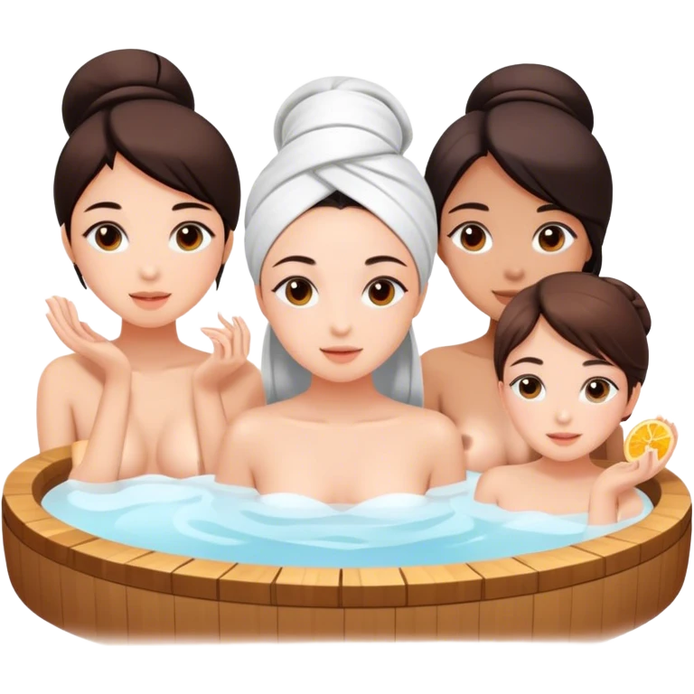 Girls spa  emoji