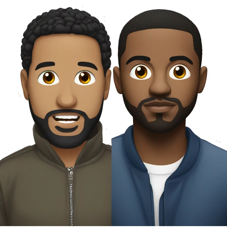 Drake vs kendrick lamar emoji