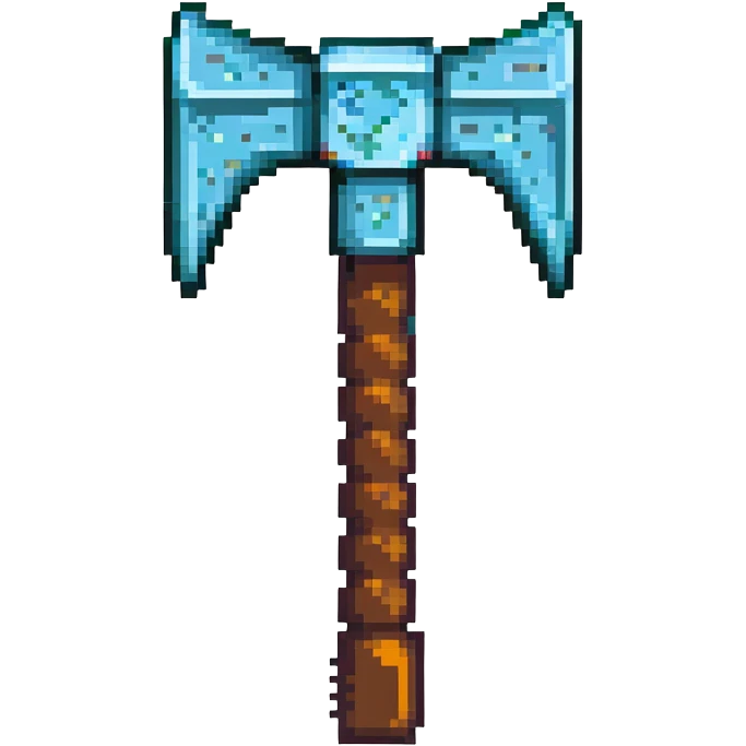 Minecraft pickaxe emoji